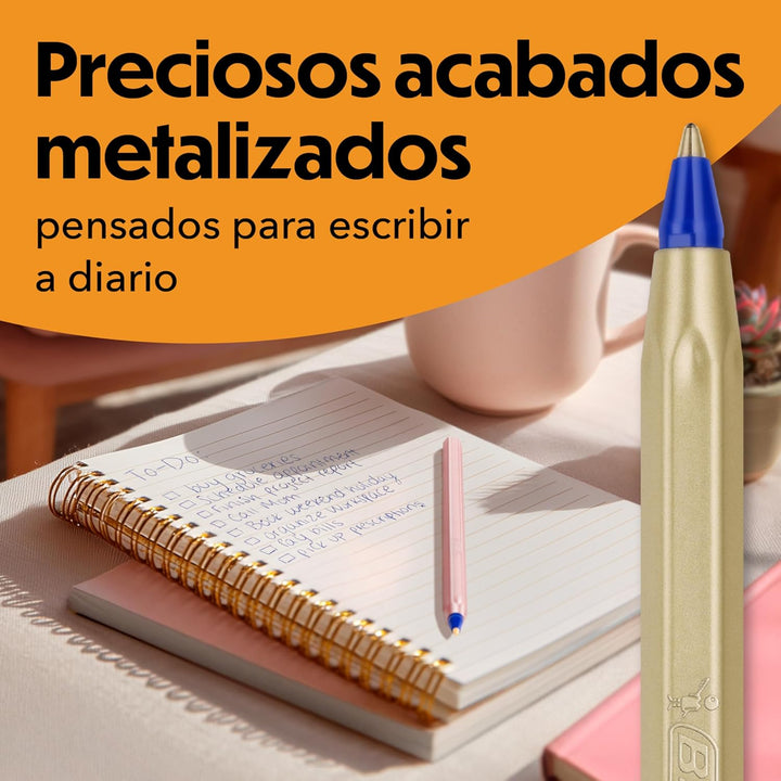 Bolígrafo Bic Cristal Glace Colores surtidos