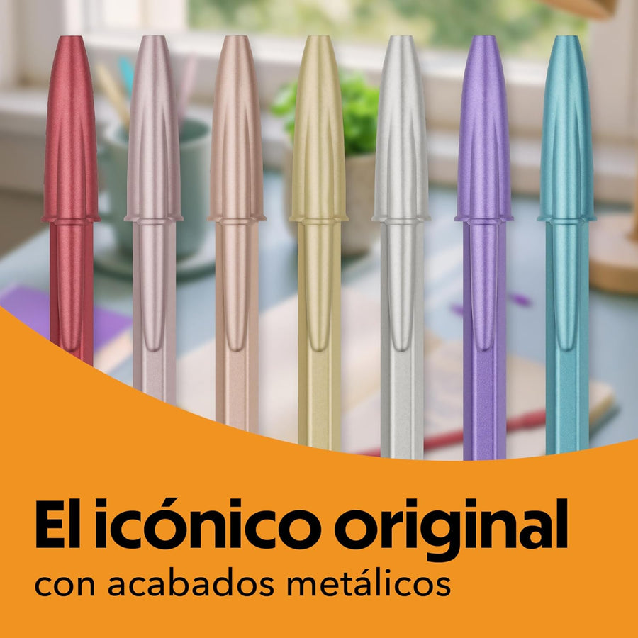 Bolígrafo Bic Cristal Glace Colores surtidos