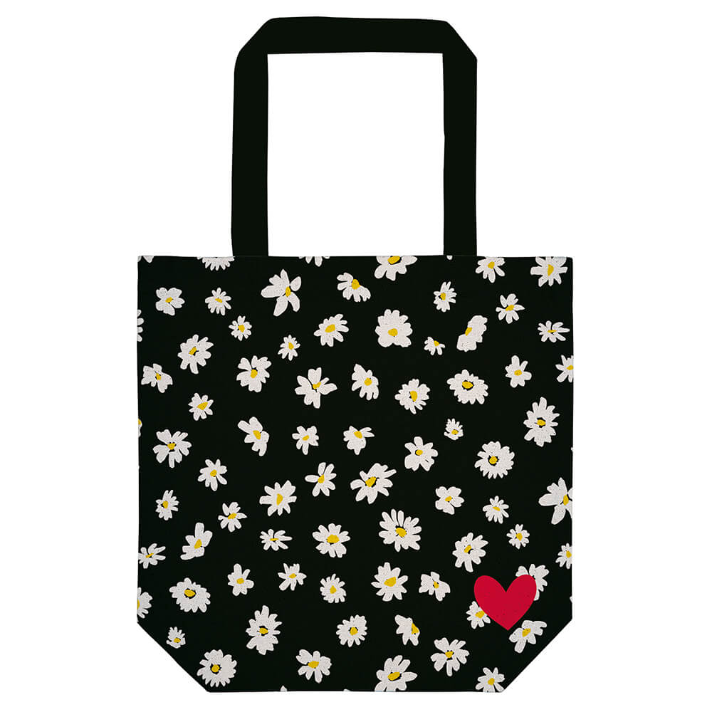 Bolsa algodón org. Margaritas