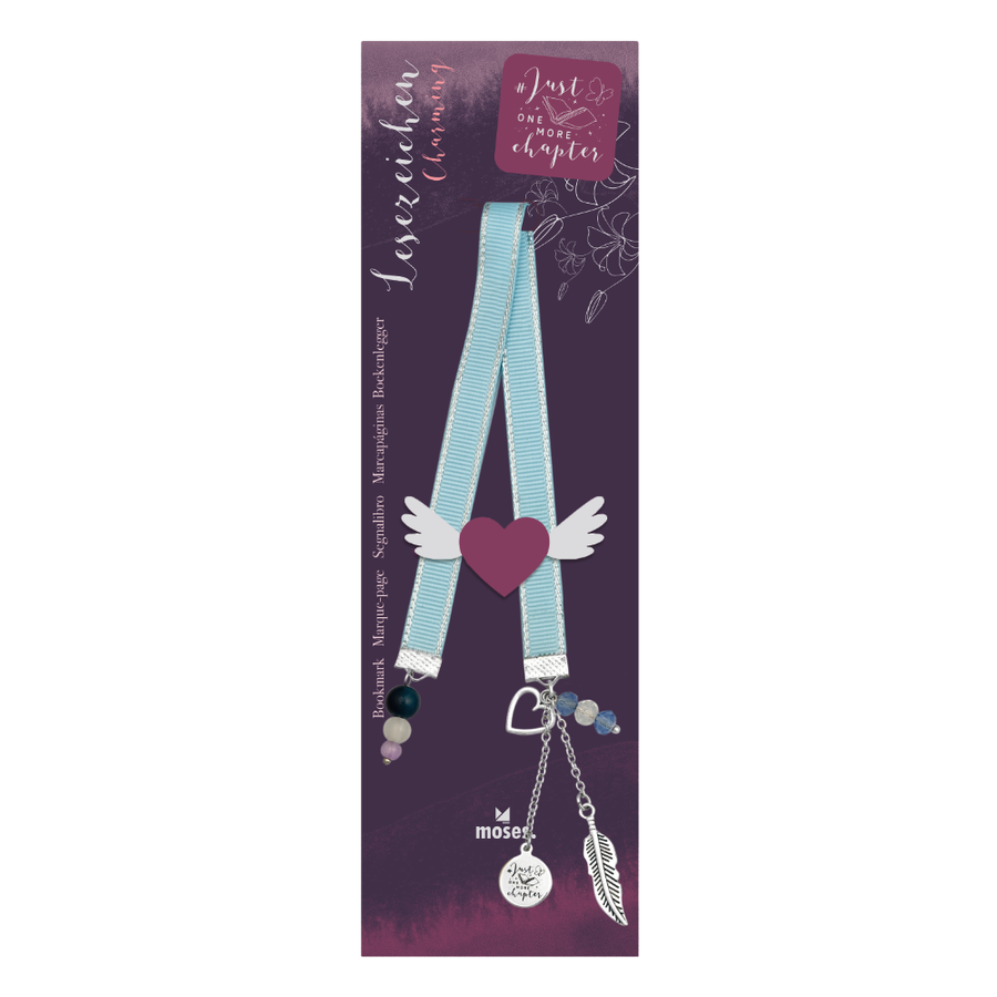 Marcapáginas con charms