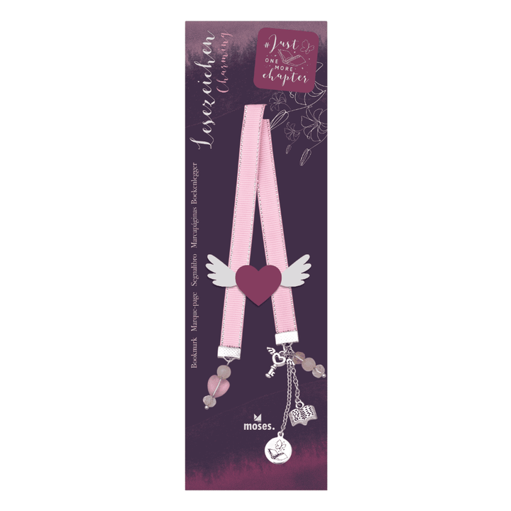 Marcapáginas con charms