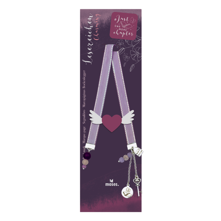 Marcapáginas con charms