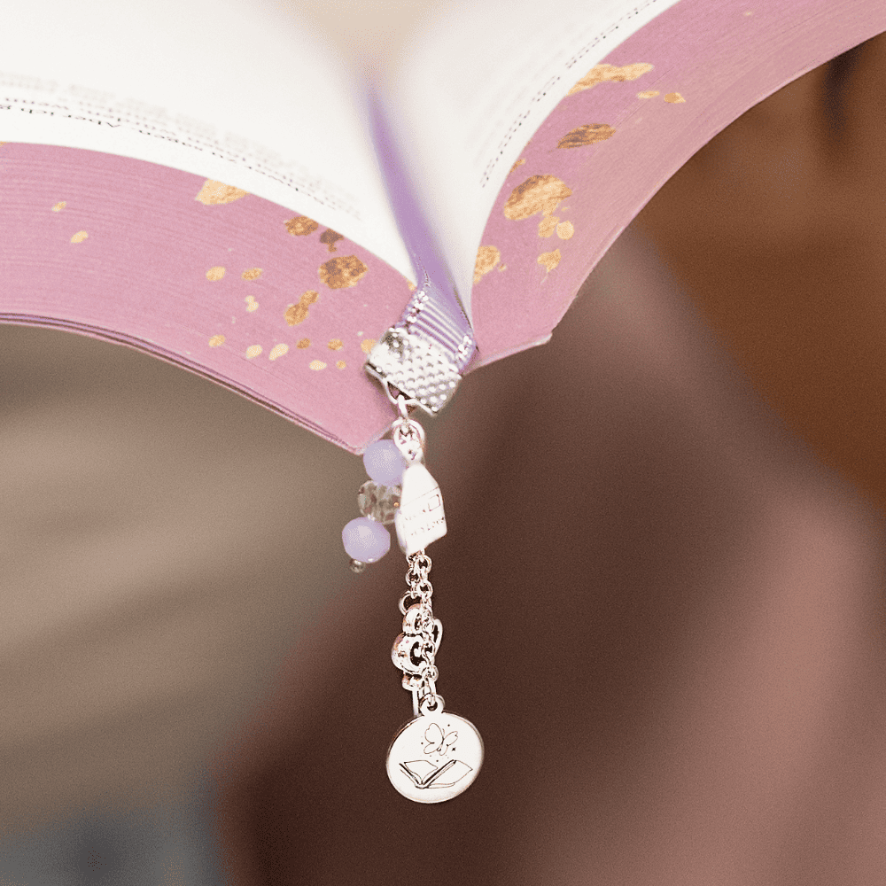 Marcapáginas con charms