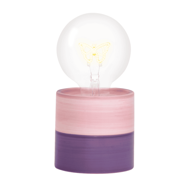 Lámpara LED con mariposa
