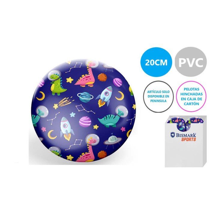 Pelota PVC Space 20 cm hinchada