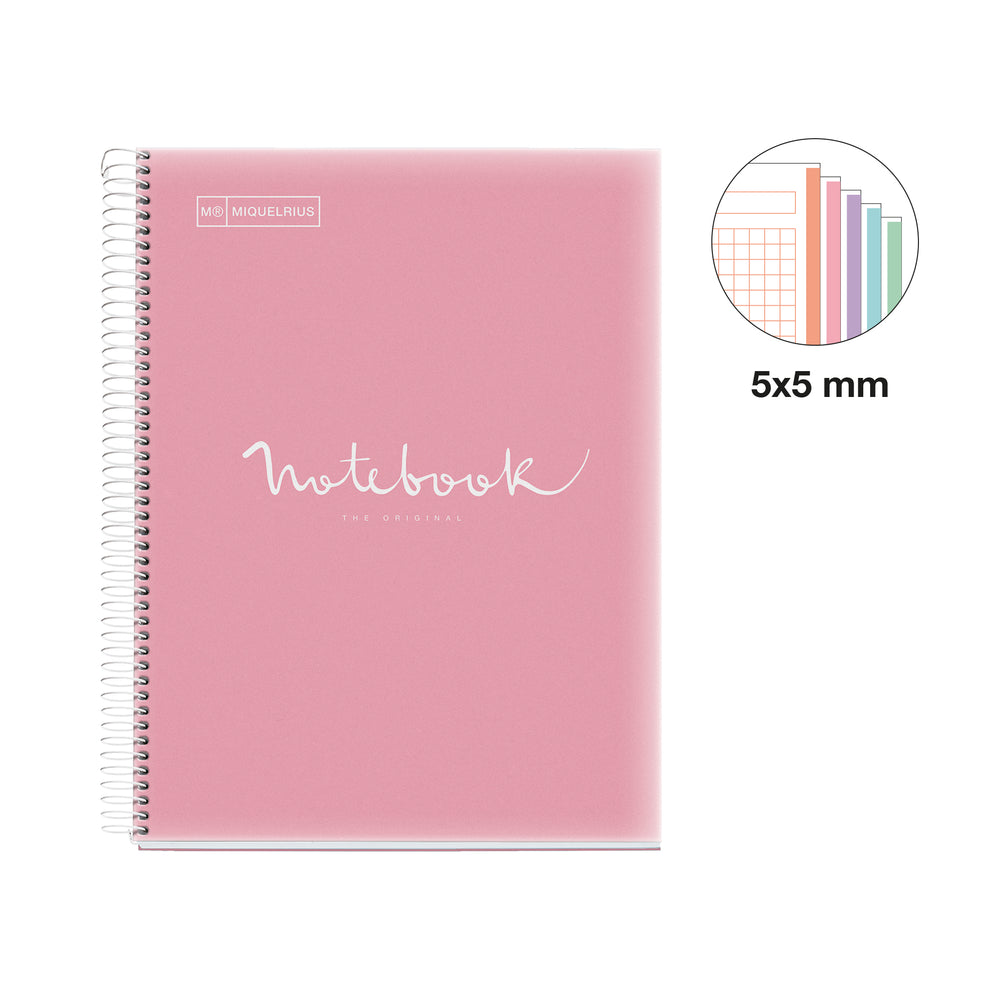 Cuaderno NB5 A4 120 CLA 90G PP Emotions Rosa MR
