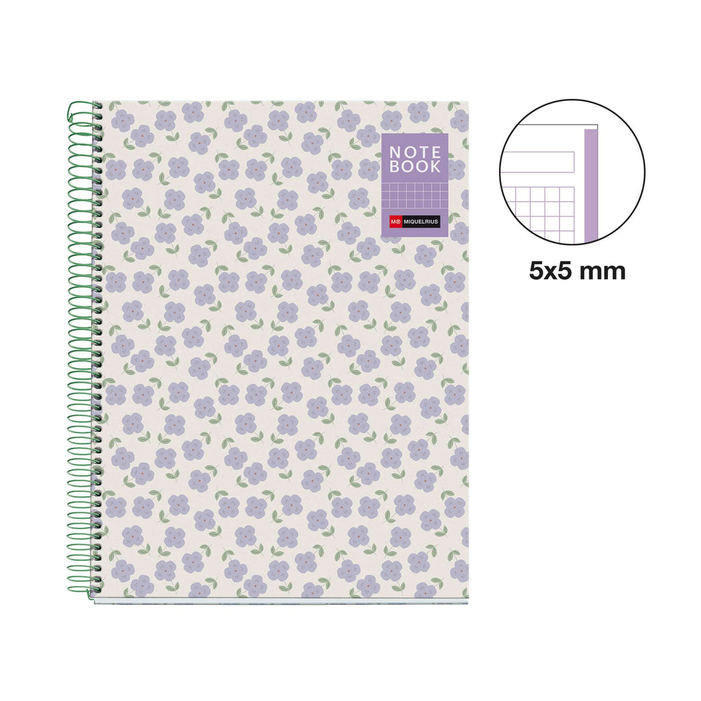 Cuaderno NB1 A4 80 CLA 90G Natura Violeta