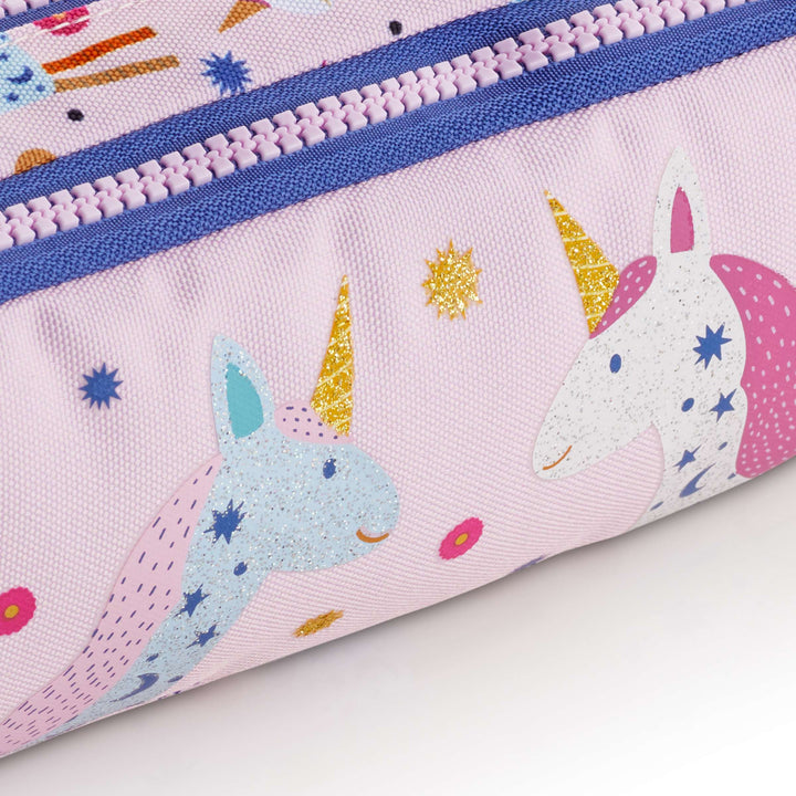 Portatodo Triple Organiz Recicl. Unicorn