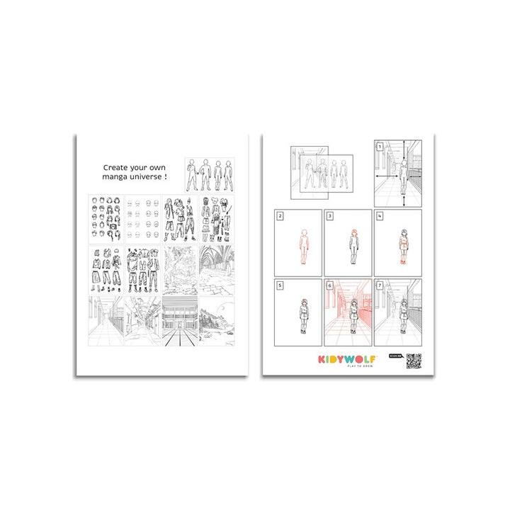Kidydraw-Pro color azul - Manga World