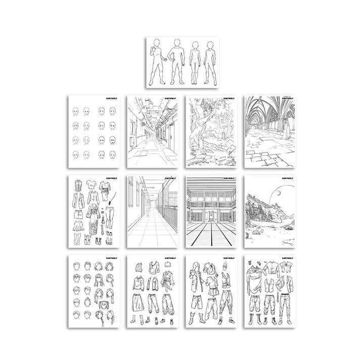 Kidydraw-Pro color azul - Manga World