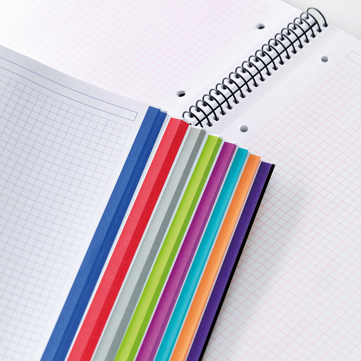 Cuaderno Tapa Blanda A4 Cuadrícula 200 Hojas Miquelrius Azul
