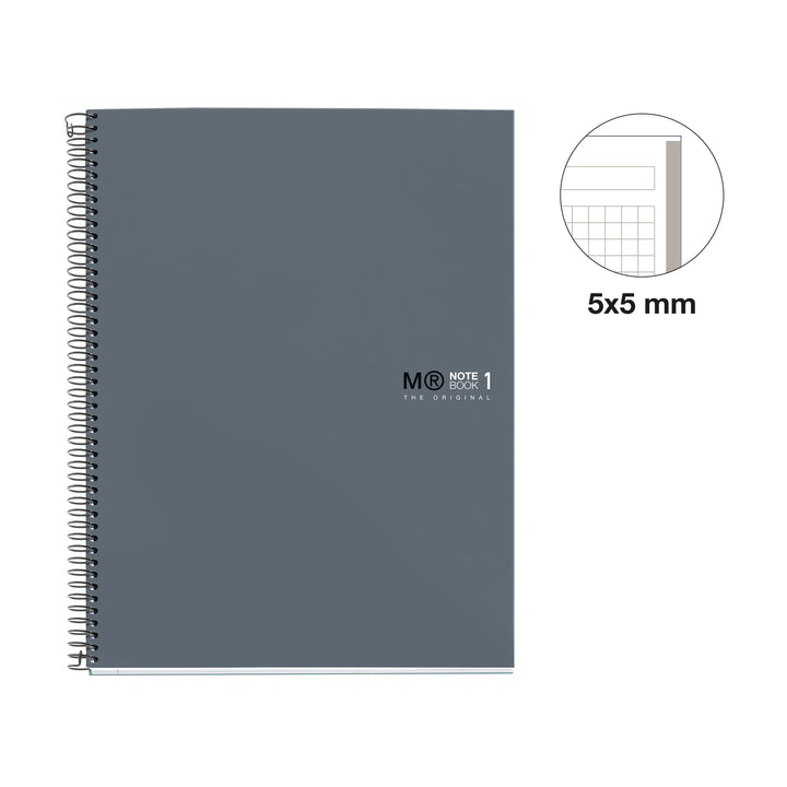 Cuaderno NB1 A4 80 CLA 90G COL.Grafito