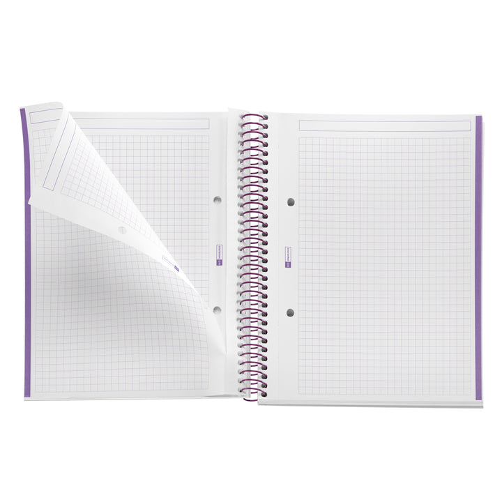 Cuaderno NB1 A5 80 CLA 90G Emotions Purpura