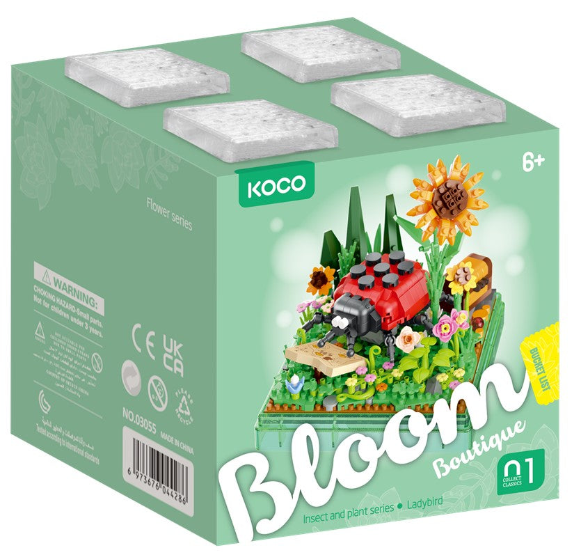 Koco Insecto y planta - Mariquita 659 piezas