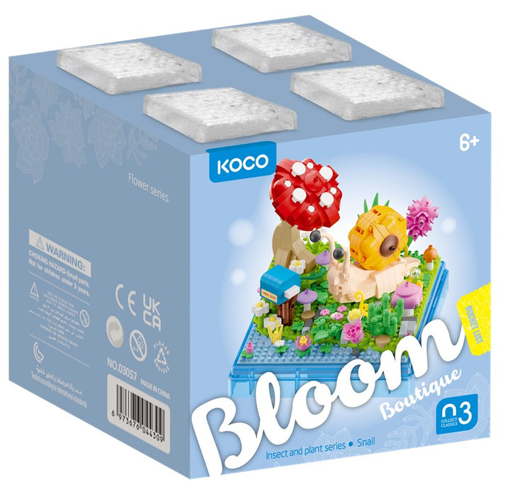 Koco Insecto y planta - Caracol 625 piezas