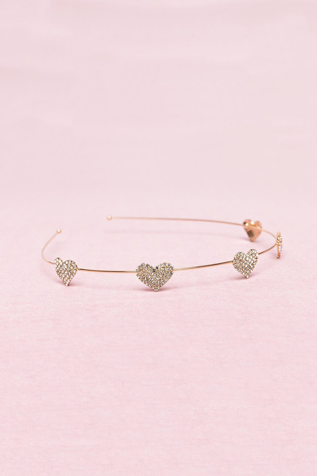 Diadema corazón de diamantes boutique