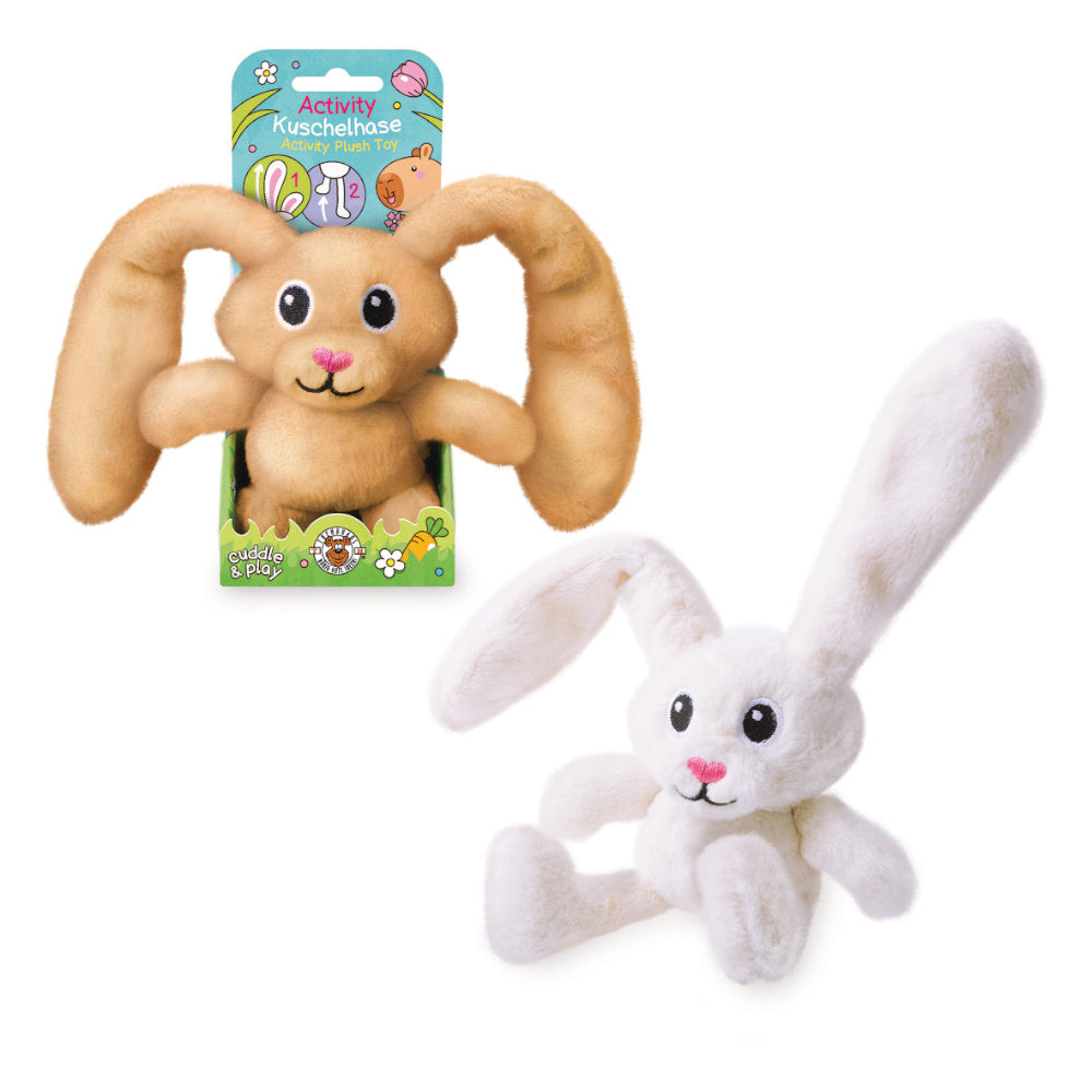 Conejo de peluche de actividades