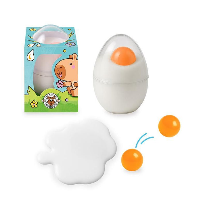 Huevo de slime con pelota saltarina