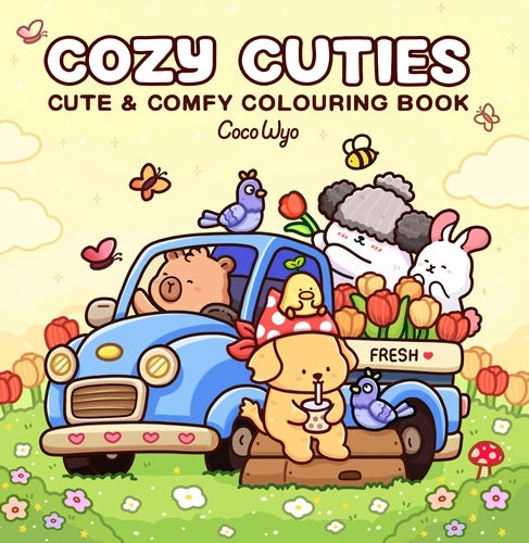 Cozy cuties : Cute & Comfy coloring book