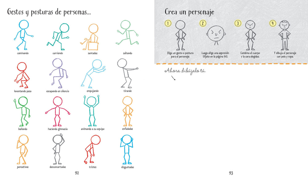 Aprende a dibujar personas paso a paso