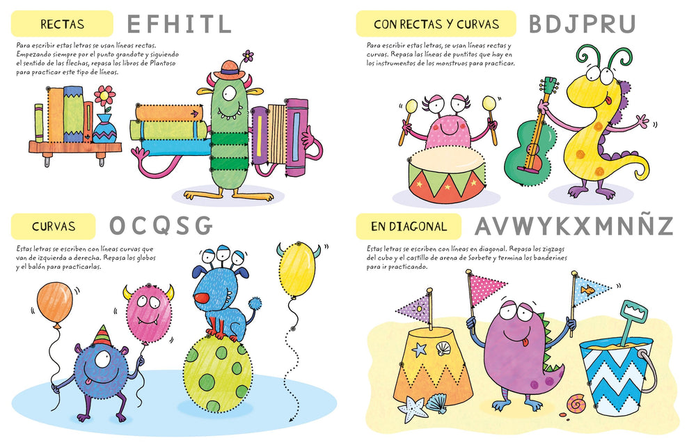 Las letras mayusculas