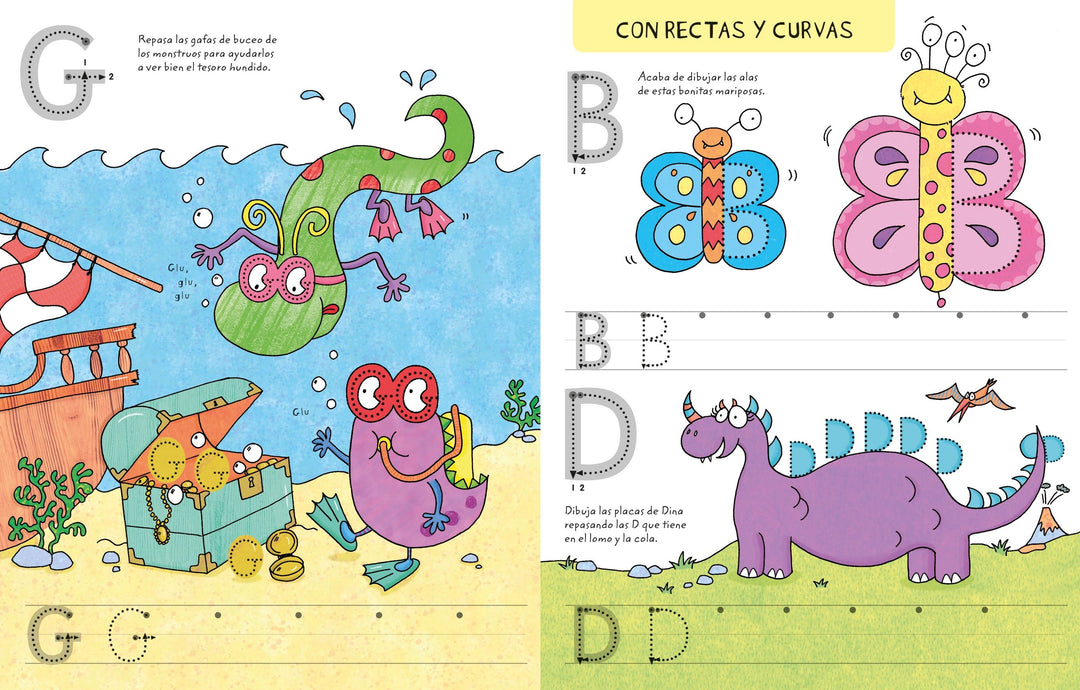 Las letras mayusculas