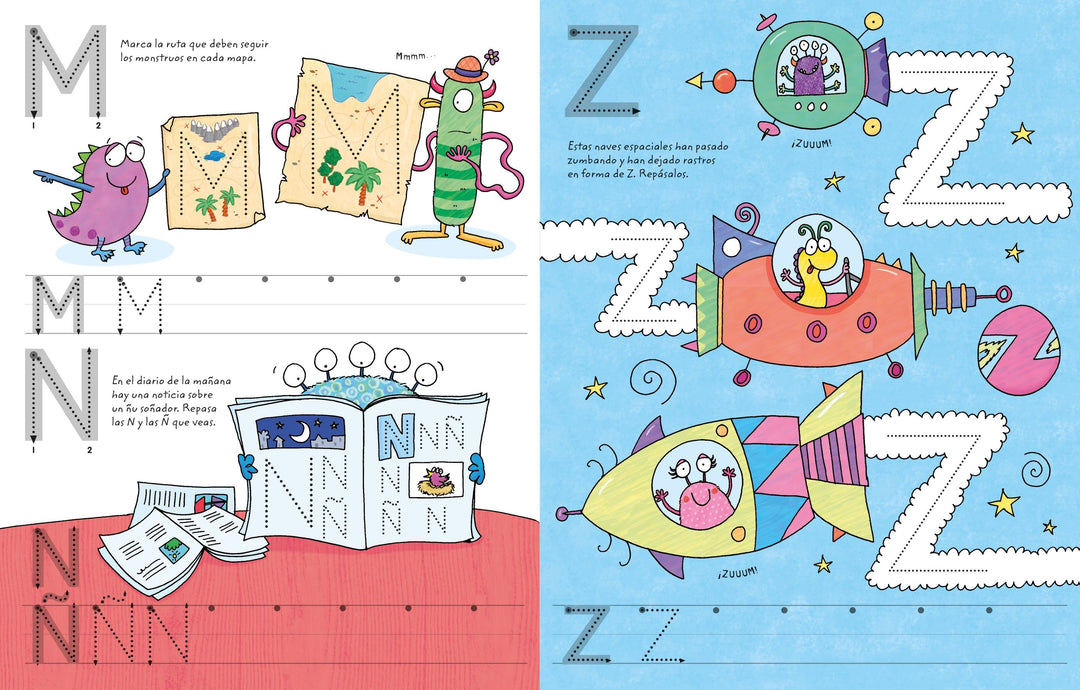 Las letras mayusculas