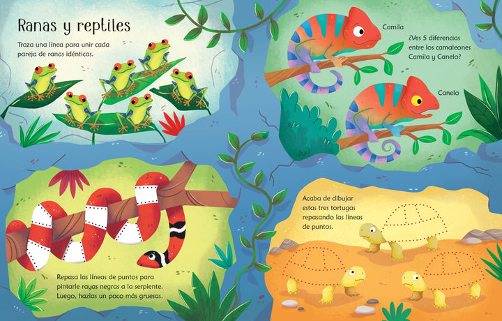 Libros pizarra : Entre animales salvajes