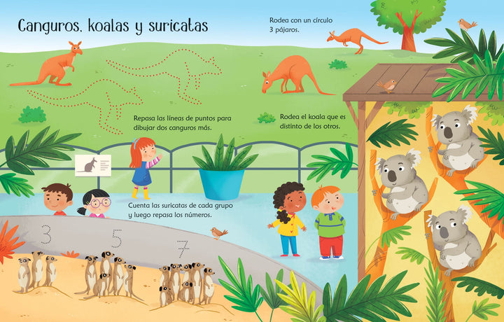 Libros pizarra : Entre animales salvajes