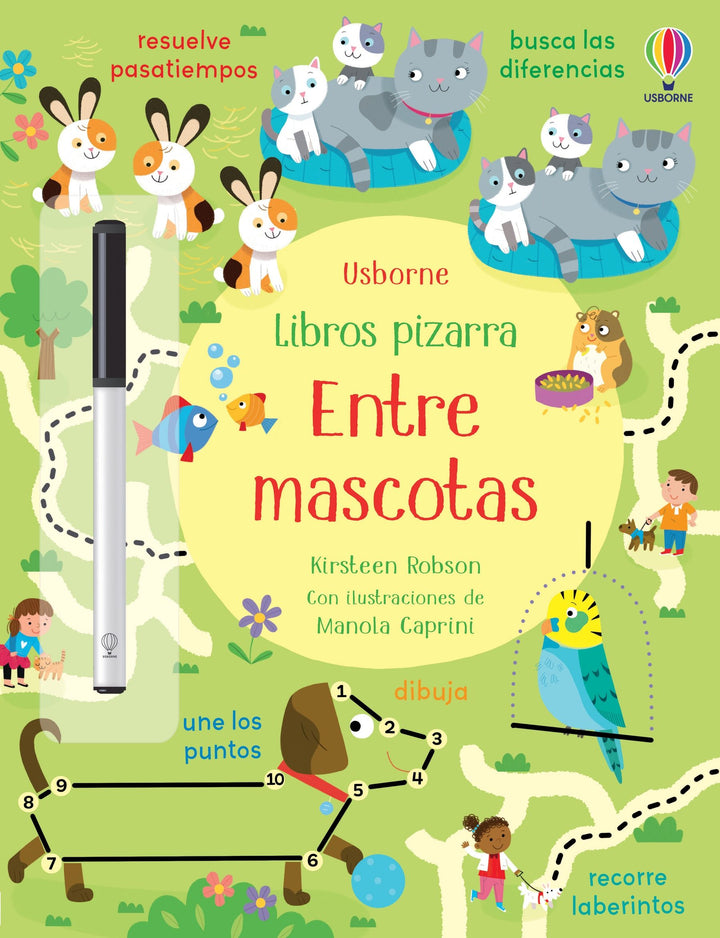 Libros pizarra : Entre mascotas