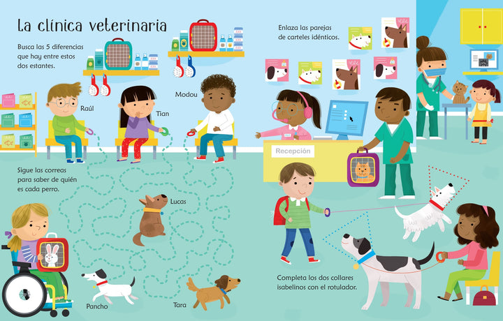 Libros pizarra : Entre mascotas