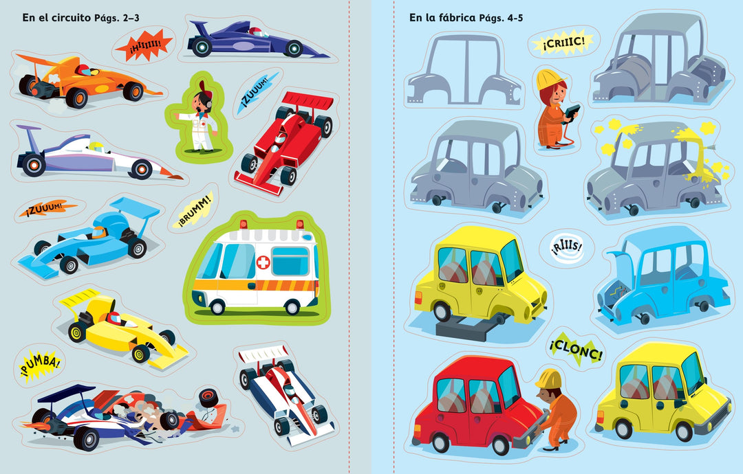 Coches mi primer libro de pegatinas