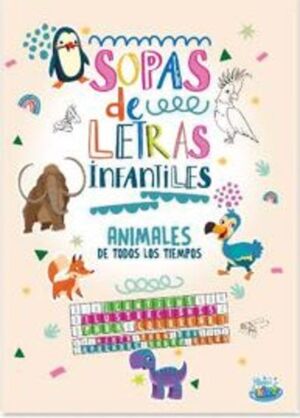 Sopas De Letras Animales De Todos Los Tiempos - Sopa De Letra Infantiles