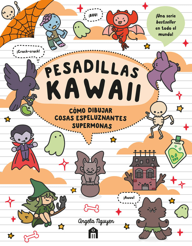 Pesadillas Kawaii : Cómo dibujar cosas espeluznantes supermonas