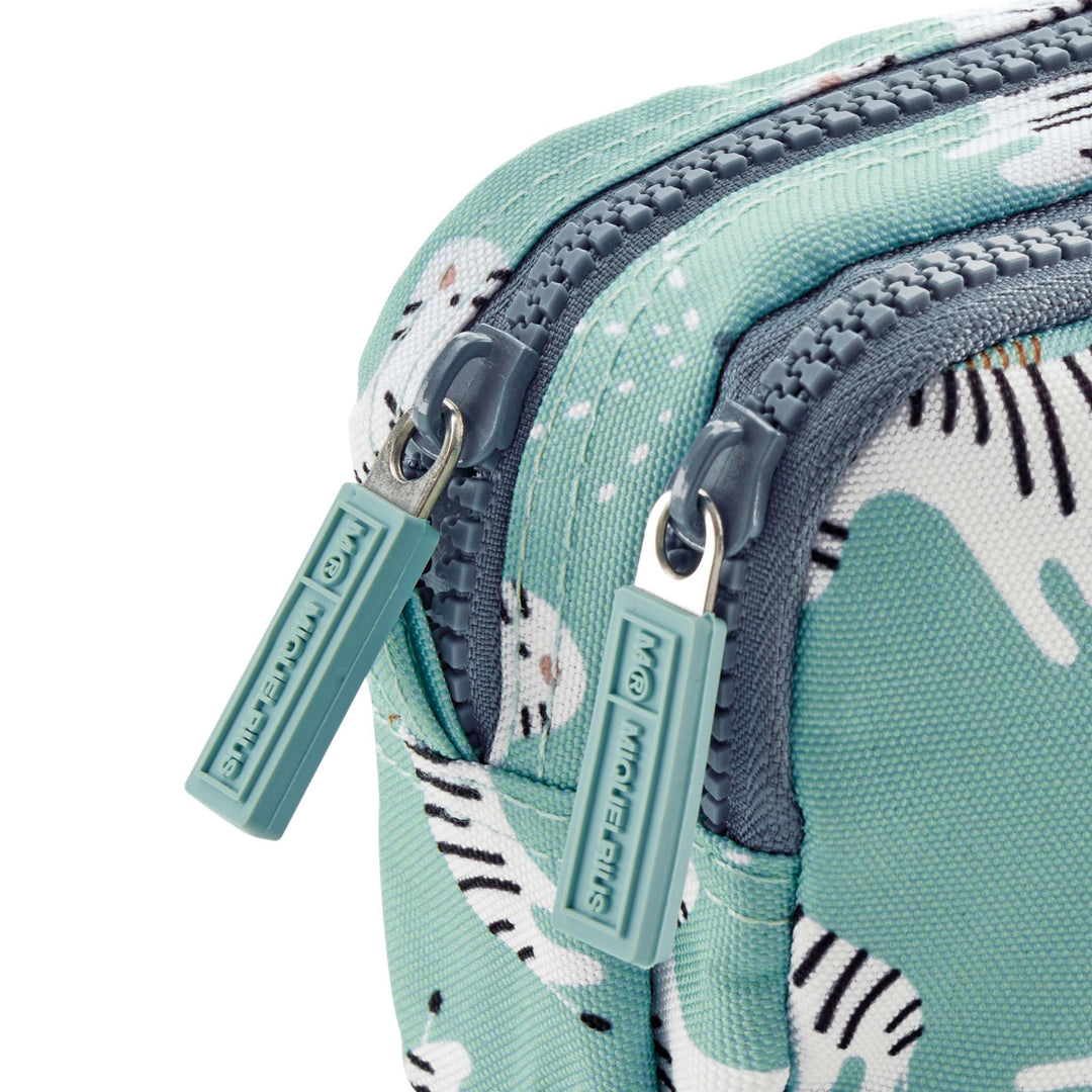 Portatodos Doble Rectangular Reciclado Zebra