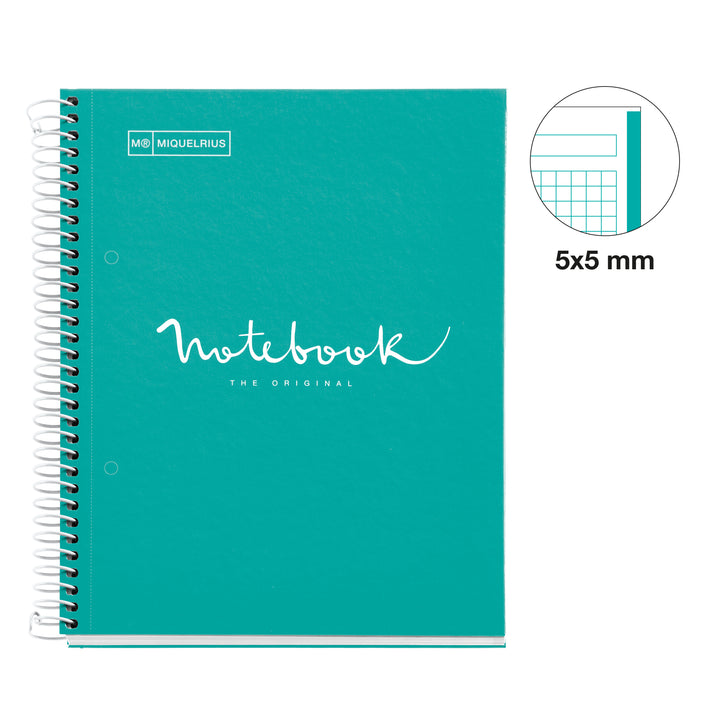 Cuaderno NB1 A5 80 CLA 90G Emotions Turquesa