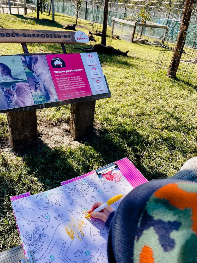 Scribble Mat "Animales Australia"