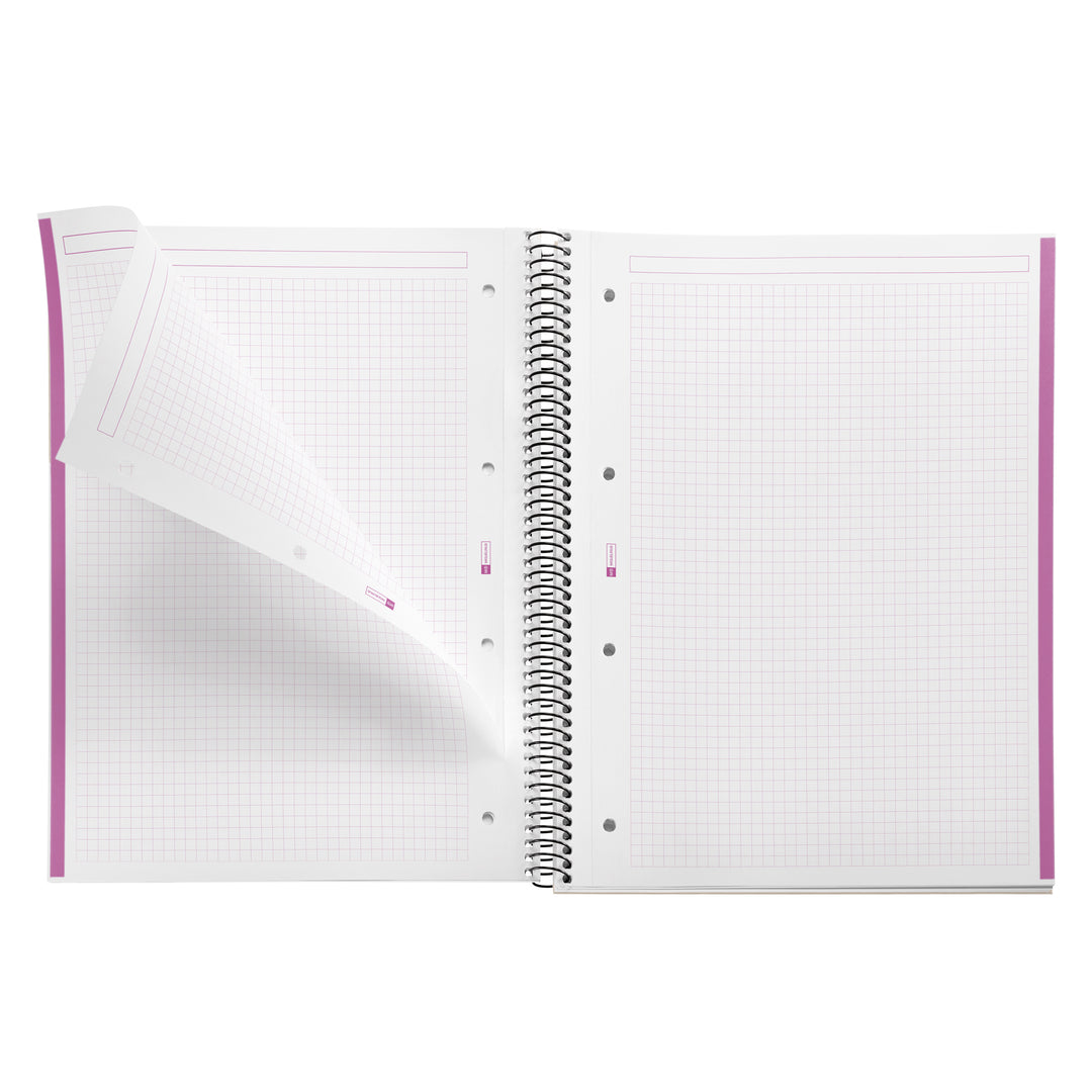 Cuaderno NB1 A4 80 CLA PP Fucsia