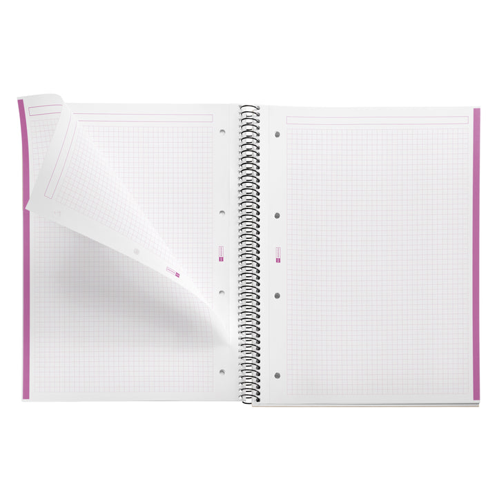 Cuaderno NB1 A4 80 CLA PP Fucsia