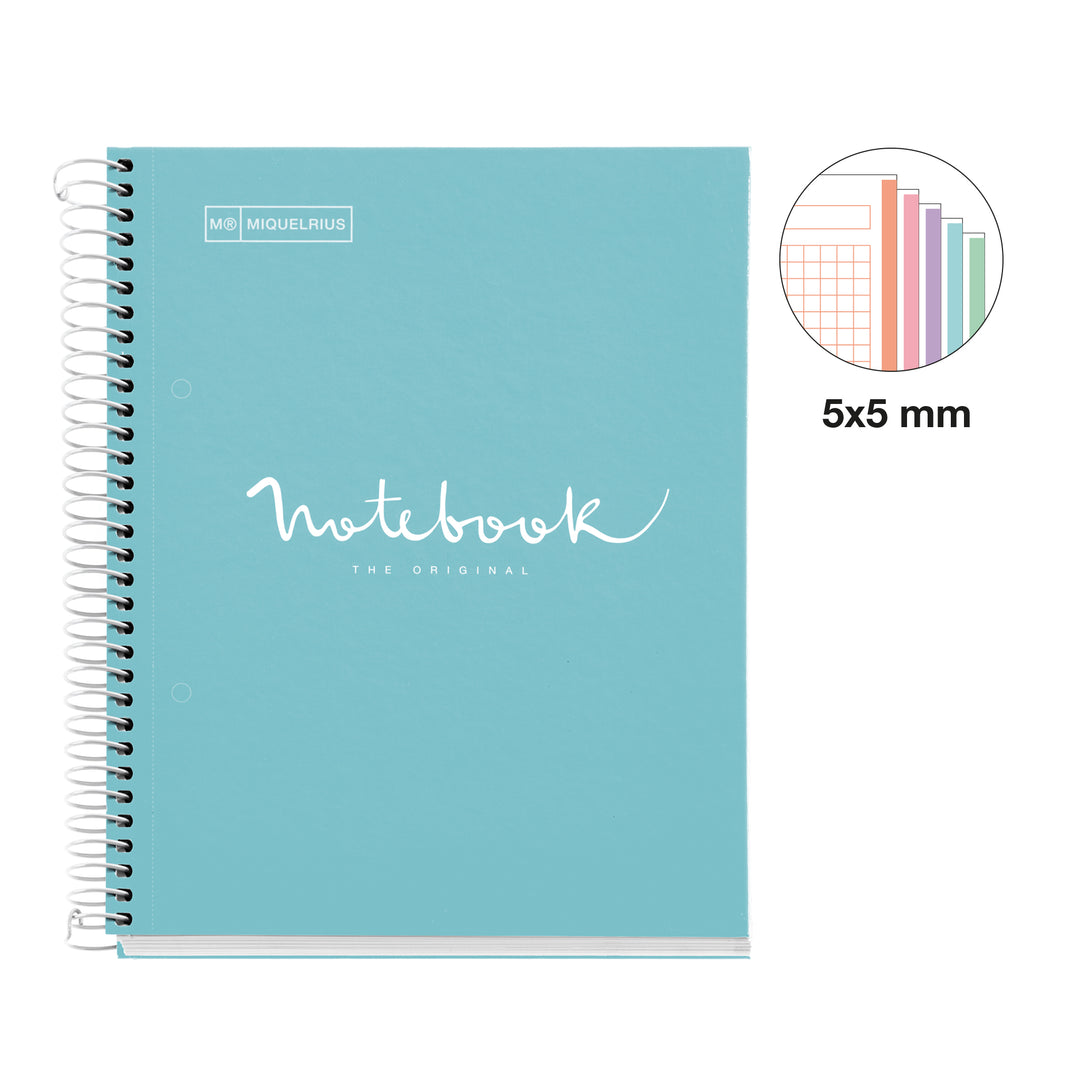 Cuaderno NB5 A5 120 CLA 90G Emotions Azul cielo MR