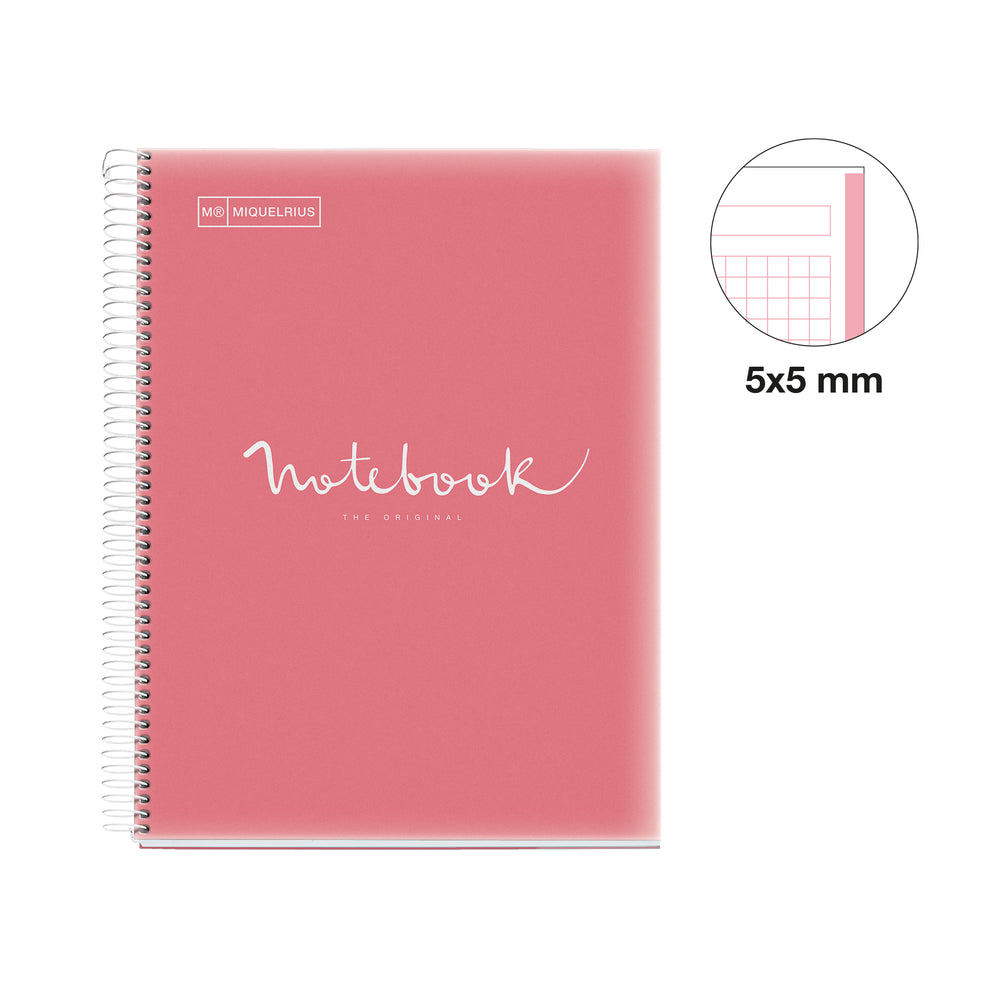 Cuaderno NB1 A4 80 CLA 90G PP Emotions Rosa