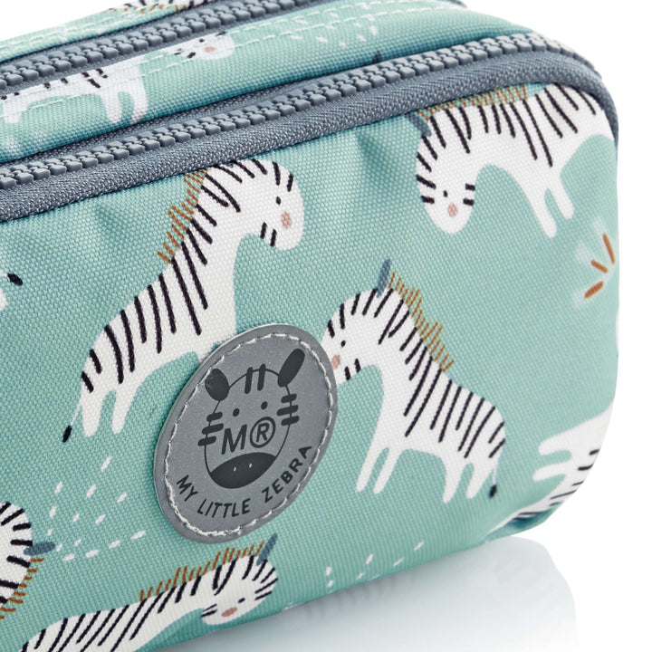 Portatodos Doble Rectangular Reciclado Zebra