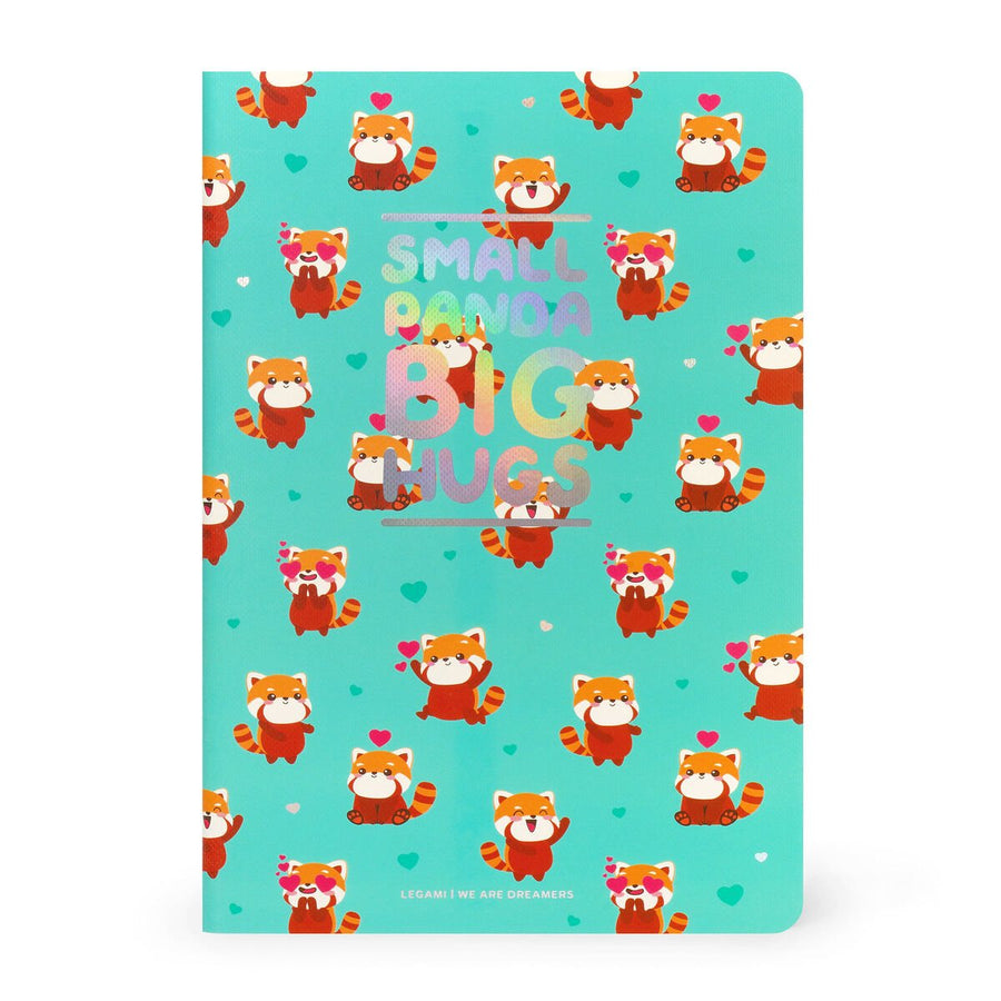 Cuaderno a Rayas - Medium - Hoja A5 - Red panda