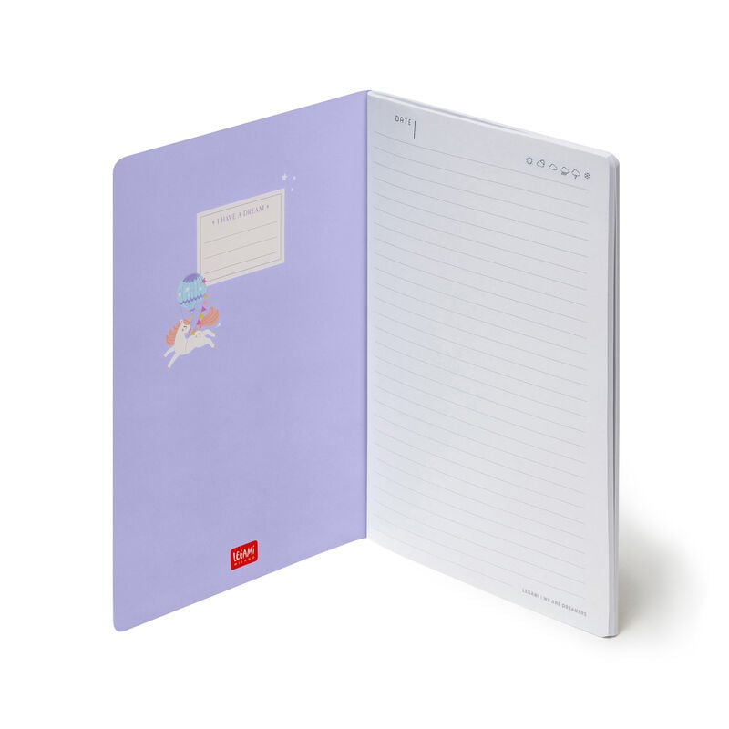 Cuaderno a Rayas - Medium - Hoja A5 - Unicorn