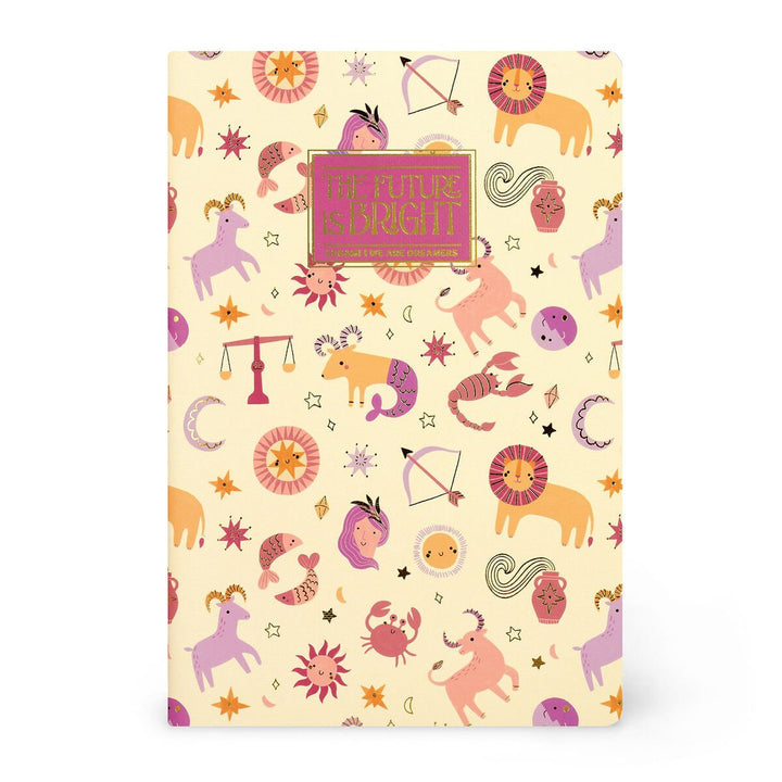 Cuaderno a Rayas A5 con Portada Rígida Ilustrada - Zodiac