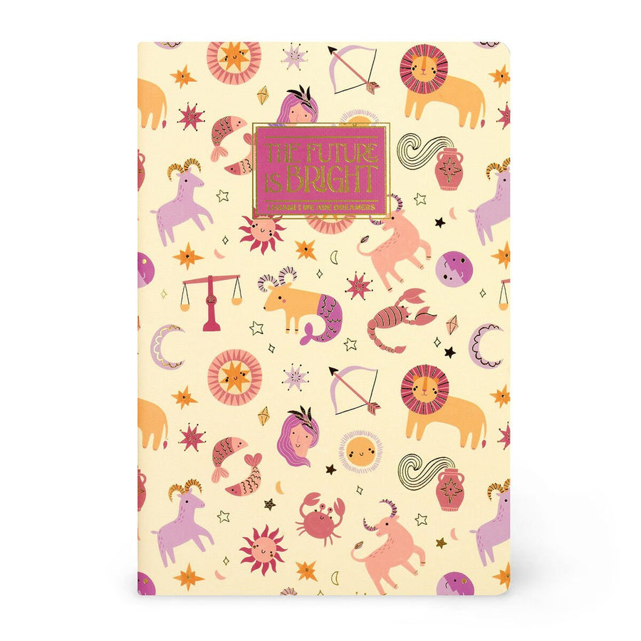 Cuaderno a Rayas A5 con Portada Rígida Ilustrada - Zodiac