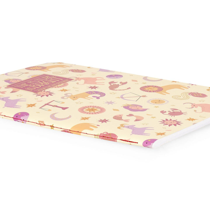 Cuaderno a Rayas A5 con Portada Rígida Ilustrada - Zodiac