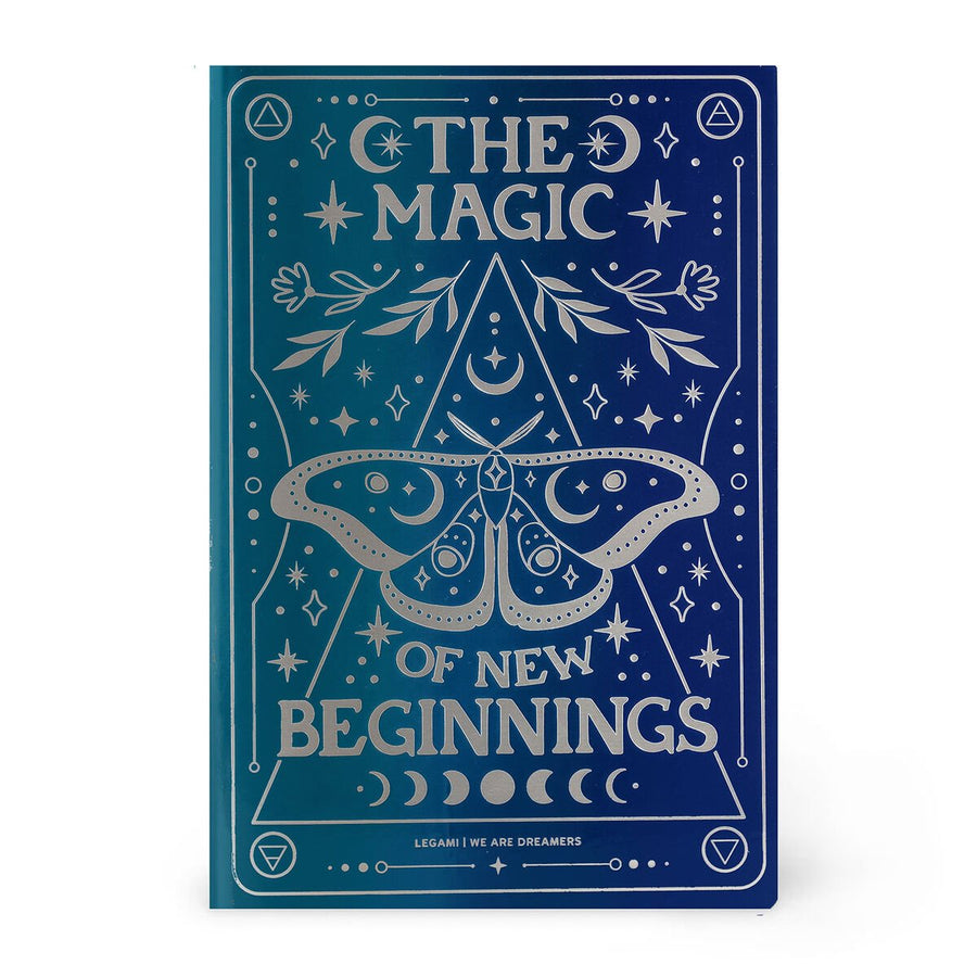 Cuaderno a Rayas A5 con Portada Rígida Ilustrada - Moth