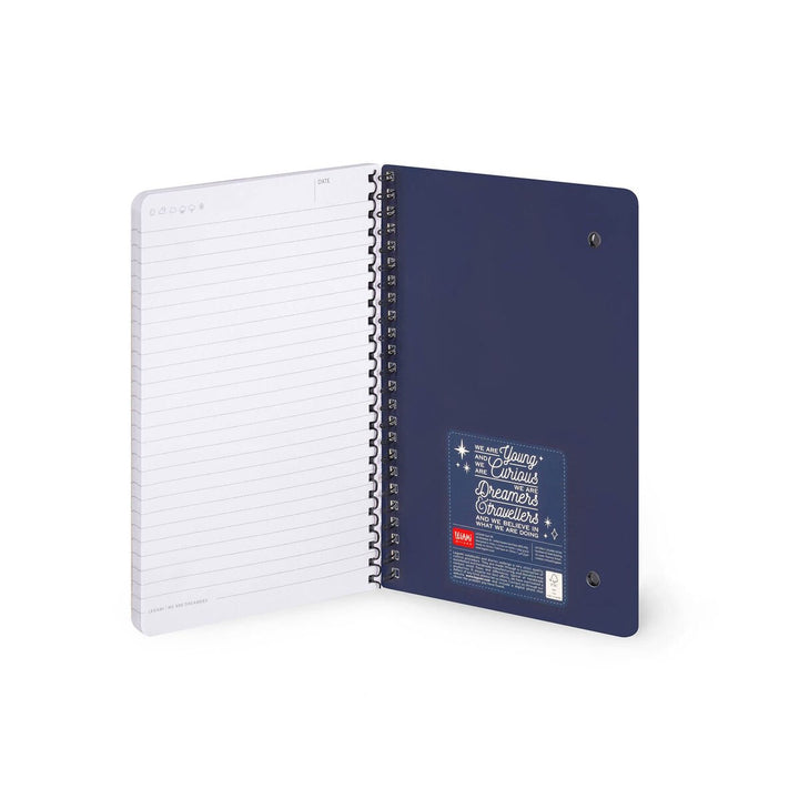 Cuaderno a Rayas A5 con Portada Rígida Ilustrada - Moth