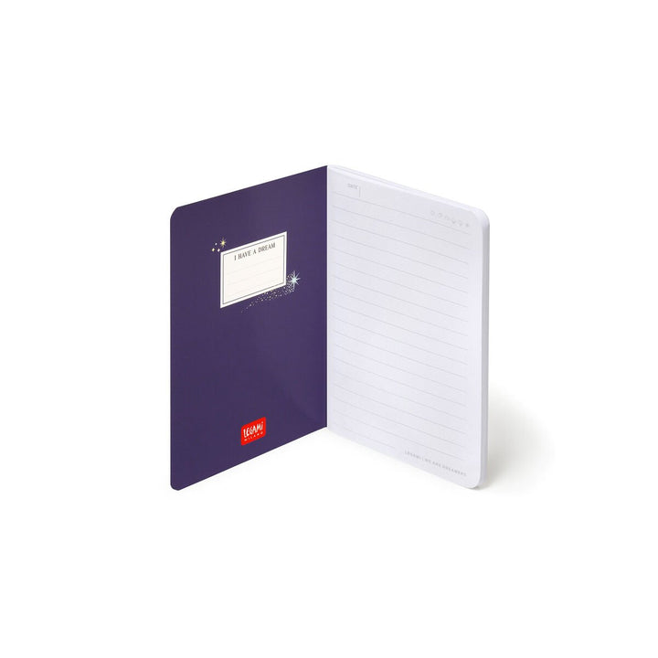 Cuaderno a Rayas A6 con Portada Rígida Ilustrada - Stars